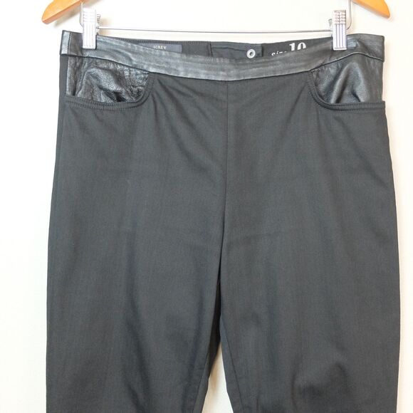 J Crew Dannie Black Skinny Pants Size 10 - Picture 3 of 10